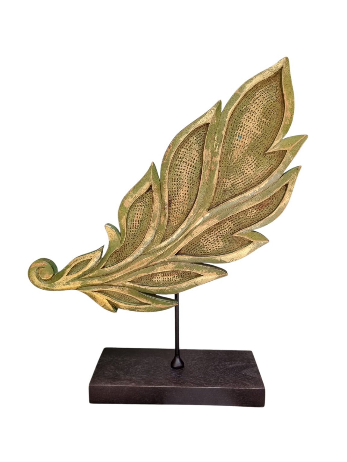 Royal Peacock Wood Carving
