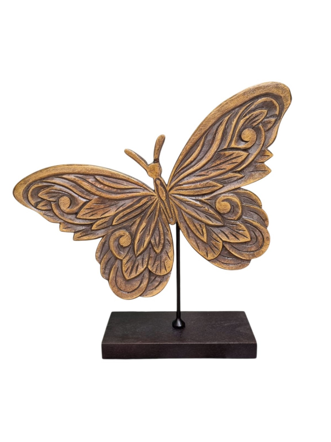 Antique Leaf Sculpture